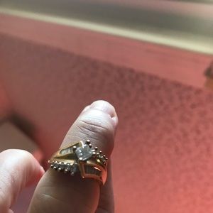 14k gold diamond ring